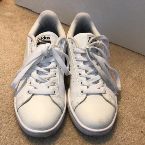 adidas Shoes - ALL WHITE ADIDAS NEO CLOUDFOAM💖